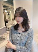 小顔カワイイ ひし形ミディアムレイヤー