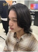 横浜ニュアンスサーフカール平成ヘアメンズボブミディアムヘア◆