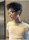 men's/メンズ/スパイキーショート/フェード/ニュアンスパーマ