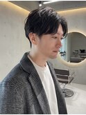 men's/メンズ/ダウンパーマ/黒染め/韓国/顔周り/フェード/新宿