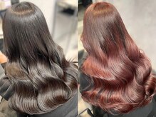 ラベンダーやピンク系が得意な美容室★SNSで可愛い人気爆発中の暖色ラインもハイクオリティーでご提供♪