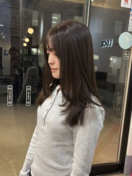 ラック 津田沼(LUCK) ブリーチなしでカラーしたい/グレージュ/レイヤー/津田沼