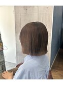 切りっぱなしボブ