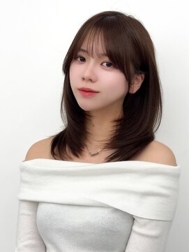 アマトウキョウスマートサロン(AMA TOKYO×Smart Salon) くびれレイヤー/顔まわりカット/レイヤーカット/小顔ヘア