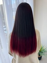 ソヨン 栄2号店(SOYON)&nbsp;ダブルカラー/デザインカラー/グラデーション/チェリーレッド