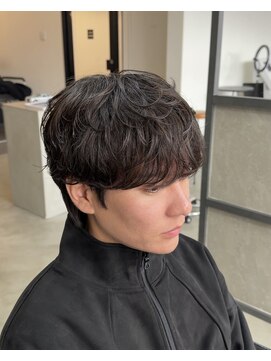 大分ルーズパーマニュアンスパーママッシュ刈り上げツーブロック