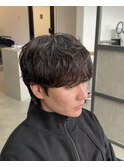 大分ルーズパーマニュアンスパーママッシュ刈り上げツーブロック