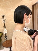 ビュートリアム265(BEAUTRIUM 265) ★切りっぱなしボブ/黒髪ボブ/縮毛矯正/髪質改善/前髪あり/銀座