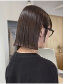 美髪矯正とボブ