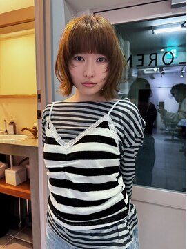 ローレン(LOREN) ミディアムヘア/デザインカラー/フェイスフレーミング/栄/久屋