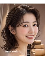 ヘッドスパ/頭浸浴/増毛/エクステ　nina.suite【4/9 NEWOPEN（予定）】&nbsp;【ふんわりシルエット】大人女性のボリュームショート