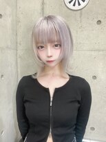 インク 渋谷(INK.)&nbsp;ミルクティーブロンドニュアンスウルフワンホンレイヤー渋谷
