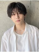 毛流れマッシュシースルーマッシュシャドウパーマクリームパーマ