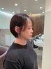 酒井指名限定♪!似合わせカット+眉カット¥5,170→¥4,130