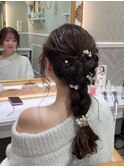 ▲ダークパープル/レイヤー/顔周りレイヤー/ヘアアレンジ/42