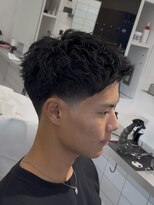 グルーマーズクレッジ 渋谷店(GROOMER/S CREDGE)&nbsp;テーパーウォーリアカット　スパイキーショート