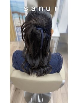 ヘアメイクサロン サヌール東京京橋 ヘアセット/着付け専門店の写真/［ヘアセット￥2,500～]パーティー前やイベントに最適♪崩れにくいヘアセットで最高の一日を◇［京橋/銀座］