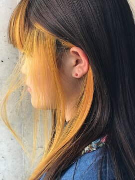 エール(a:le) インナーカラー イエロー