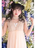 ロングヘアアレンジ×お団子アレンジ/お団子ヘア