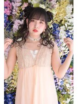 ロングヘアアレンジ×お団子アレンジ/お団子ヘア