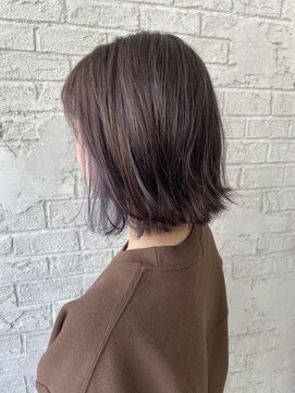 プライズ 池袋店(prize) ボブことりベージュ大人かわいいインナーカラーラベンダー4077