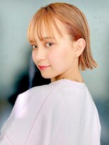 アルバム 銀座(ALBUM GINZA)&nbsp;外はねボブ_ラベンダーカラーくびれミディ_98419