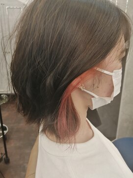 アンフィ 南町田(Anphi) インナーカラーオレンジ