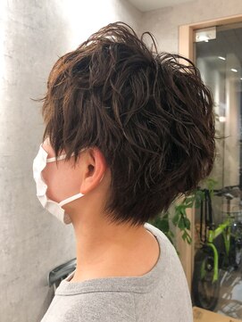 ボンドバイテトテ 三宮元町(BONDbytetote) 【BOND周のサロンスタイル】くせ毛風ふわふわショート