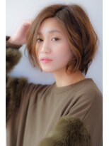 クート 北浦和(ku-to)&nbsp;ショートボブにイルミナカラー×髪質改善×白髪染めでも◎