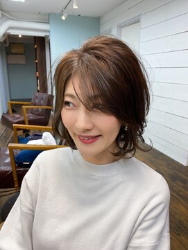 ピース トウキョウ(PEACE TOKYO) 短めミディアムのミックススタイル