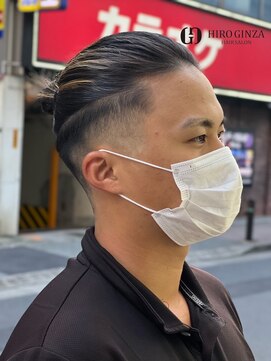 ヒロギンザ 新橋日比谷口店(HIRO GINZA) マンバンフェード 新橋 理容室 床屋 ヒロ銀座 日比谷