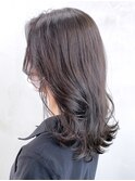 ラベンダーブラウン_グレージュカラーボブウルフ_ba401111