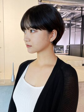 アイティーバイアルバム 藤沢店(IT by ALBUM) ブラックショート_ショコラアッシュヘルシースタイル_ba418401