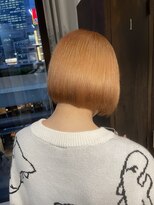 オーストヘアーベンヌ(Aust hair Bennu) ミニボブ×オレンジベージュ