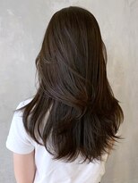 アイティーバイアルバム 北千住店(IT by ALBUM)&nbsp;オリーブベージュレイヤーカット_ショコラアッシュ_ba402912