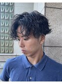 波巻きパーマ/メンズカット/メンズパーマ