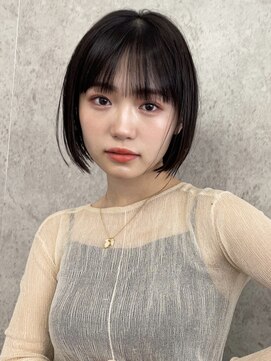 サンク 原宿 表参道(cinq) 綺麗な丸みが人気のミニボブスタイル