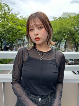 ロンドヴァリー 渋谷店(Lond vallee) オシャレ感倍増カラー!インナーカラーベージュ!
