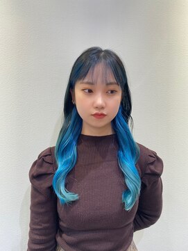 ブランコトレス 烏山店(BLANCO tres) バレイヤージュ風グラデージョン