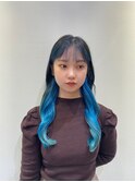 バレイヤージュ風グラデージョン