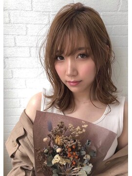 サード(ThairD) 「学割24」デザインカラー/マッシュパーマ/カーキベージュ