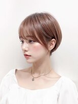 ルエラ(Luela)&nbsp;小顔抜群♪丸みショートボブ#髪質改善#草津#ダブルカラー#韓国