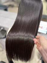 キュア 表参道(CURE)&nbsp;黒髪/グレージュカラー/ココアベージュ/ヘルシーロング/表参道