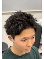 バース 梅田中崎町店(BIRTH)&nbsp;ツイストスパイラルパーマツイストパーマメンズマッシュパーマ