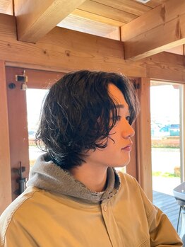 エイム オブ ガーネット aim of garnetの写真/メンズパーマもお任せ☆"程よいオシャレ感"漂う再現性の高いスタイルをご提案！毎朝のスタイリングも楽に◎