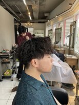 アイズ 海老名(AIZU) ツイストスパイラルパーマ 波巻きスパイラル マッシュパーマ