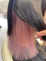 サロンドジョー(salon de joe) ケアブリーチダブルカラーインナーカラーショートボブレイヤー