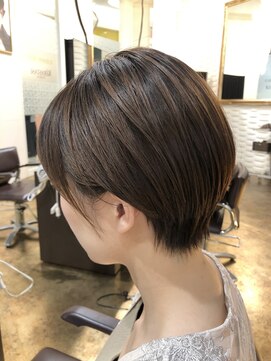 スミヤ(SUMIYA) 大人可愛い20代30代40代50代黒髪前下がりショートボブ/鹿児島