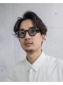 センターパートニュアンスパーマフェザーパーマシャドウパーマ
