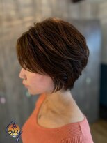 スカイ(SKY)&nbsp;透明感カラー/髪質改善/縮毛矯正/韓国風レイヤーカット